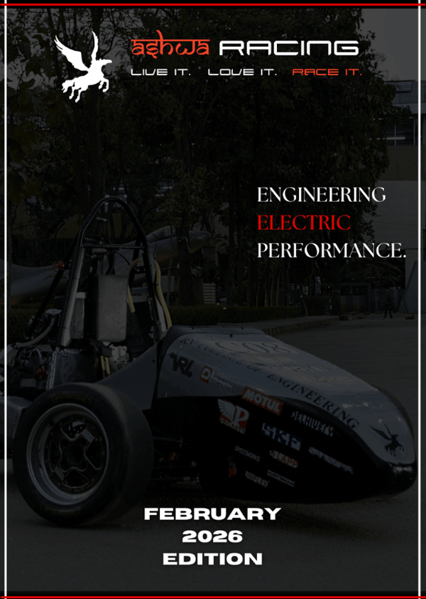 Ashwa Racing February 2026 newsletter cover